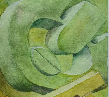 Imagen abstracta verde